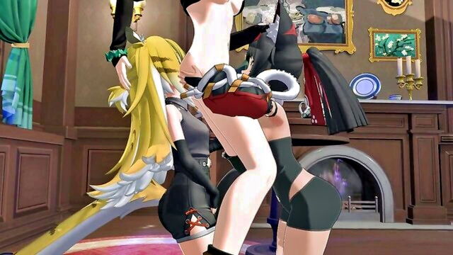 herrscher of sentience (honkai impact), prometheus (honkai impact), hatterene (pokemon) - fufu belle nekomata
