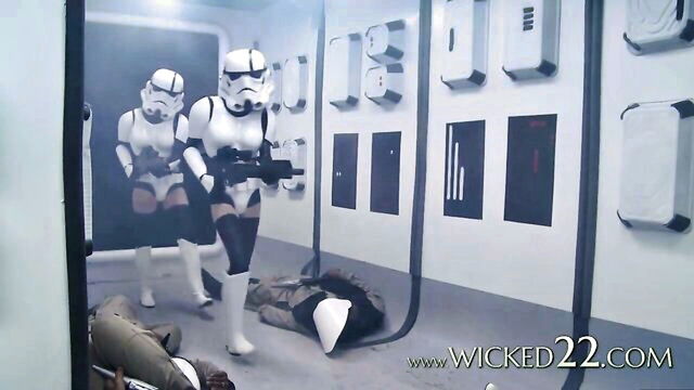 allie haze - star wars cock sucking babe