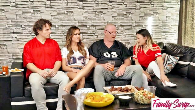 Dick Chibbles, Robby Echo, Lulu Chu, Aila Donovan - familyswapxxx episode 5 Family Swap XXX