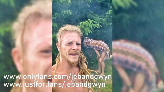 Jeb and Gwyn - gay hiking with blowjobs