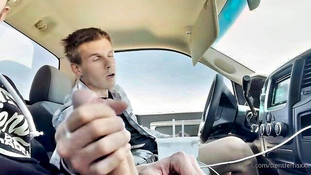 handjob, action, cum shots - stepbrother wake up shot
