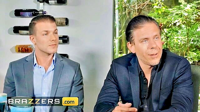 mick blue, emma hix, codey steele - emma hix gives mick blue and cody steele a special treat with her big tits