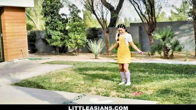 Johnny Castle, Diamond Banks - little asian 3some sex Little Asians