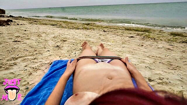 big boobs, beach, amateur - a stranger discovered me pleasuring myself on the beach and proceeded to pleasure my pussy