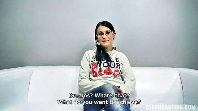 hd porn video featuring amateur brunette tereza taking on a big dick