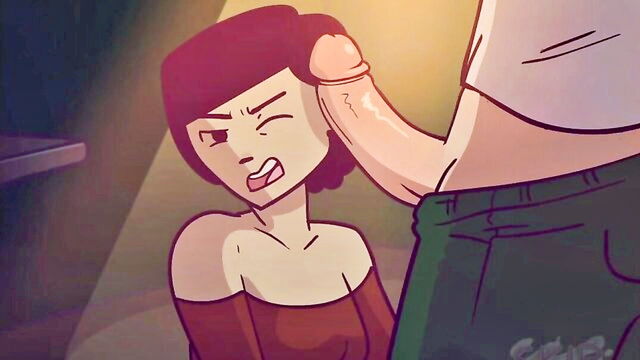 hot sex, hentai, big cock - suitedfox creampie scene