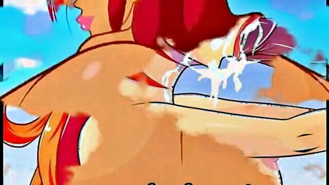 big tits, colored hair, compilation - winx girls hentai sex