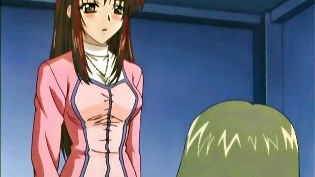 lesbian, cartoon, squirt - anime lesbo sniffing panties