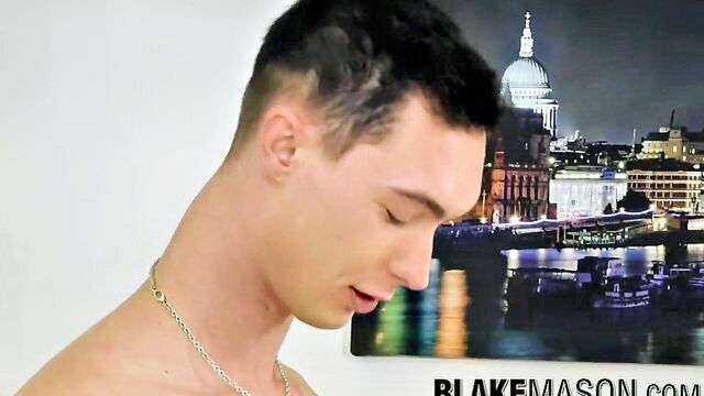 amateur, blakemason, british - brit twink deepthroats cock
