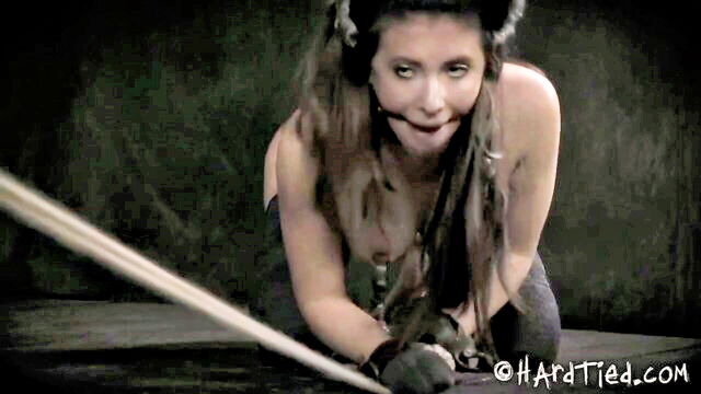 anal, analplug, bondage - kinky slave punishment heat