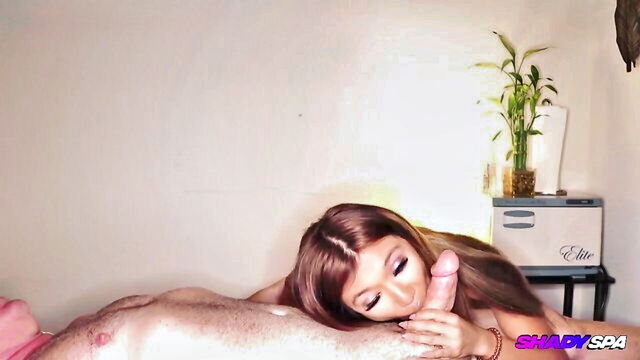 teen, asian, massage - shady spa blowjob clip