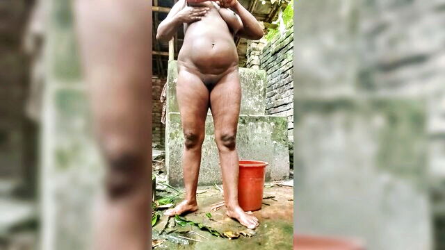 bengali girl showering