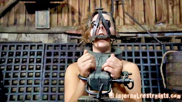 infernal restraints, bondage, pain - infernal restraints sasha slap