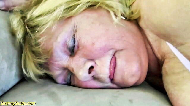 big dick, granny, blowjob - granny smashed hard