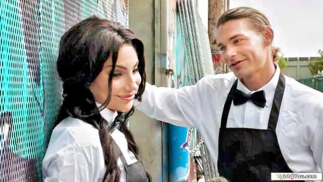 ariel demure - shemale guy ass licking