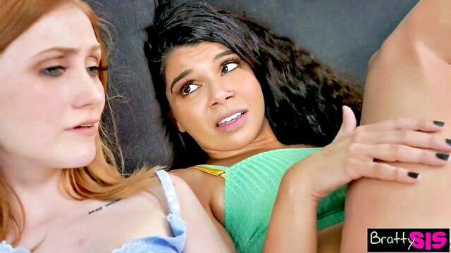 scarlet skies, harley haze - cuckold stepbro challenge