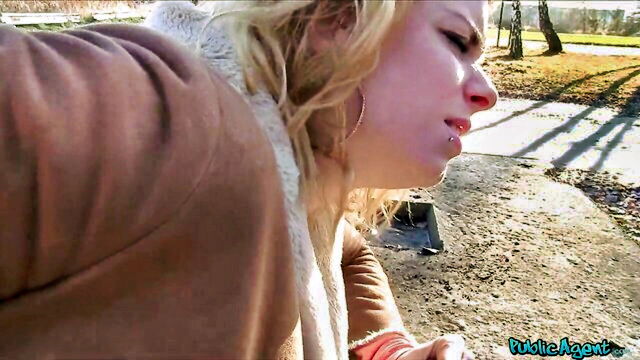 public sex with blonde chrissy