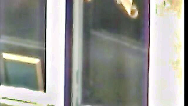 a curious onlooker witnesses a beautiful girl trying on outfits by the window : gcrona
