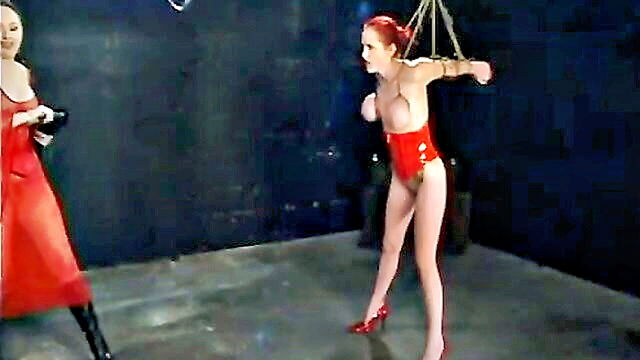 Chanta Rose, Mz Berlin, Sabrina Fox - two babes get dominated by lesbian dominatrix sabrina fox