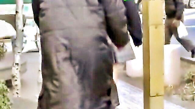 asian babe harassed in public by voyeur on her way home from tutoring : merritt29
