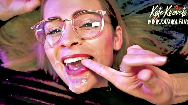 blowjob, blonde, amateur couple - volume 2 a compilation of 15 minutes of intense facial and group cumshots featuring katekravets