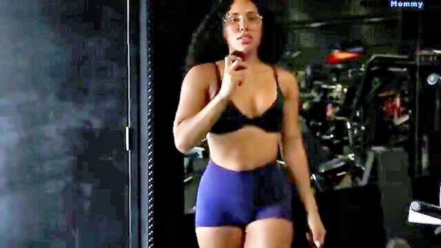 thickest girl in gym leg day vlog