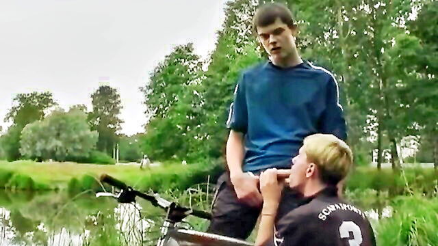fucking, gay porn, anal sex - hot guy outdoor anal sex