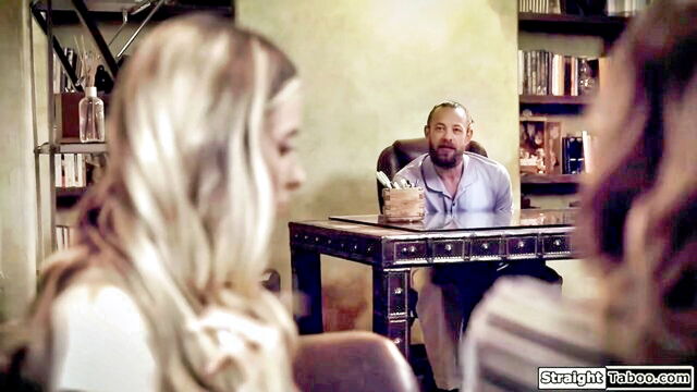 college counselor blowjob scene