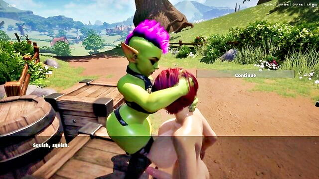 big cock, cartoon, big tits - open world porn game