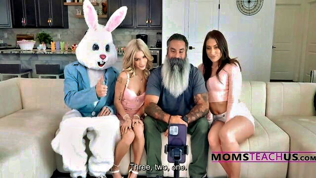 pov, petite, step family - porn easter step family