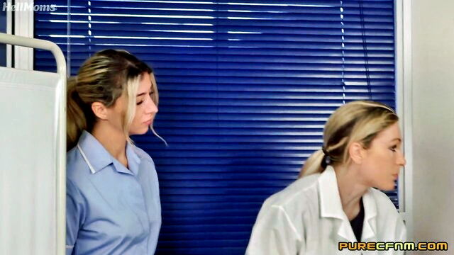 teen, cfnm, foursome - doctor fucks patient in hospital uniform
