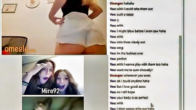 omegl, big cock, shakira - omegle masturbation girl orgasm