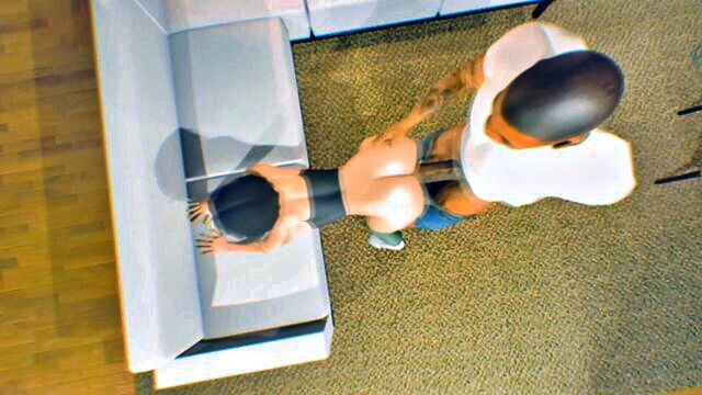 big breasts, doggystyle position, skinny - climax control zone act 1