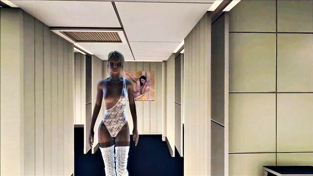 lingerie, blonde, sexy - fallout 4 anime hentai