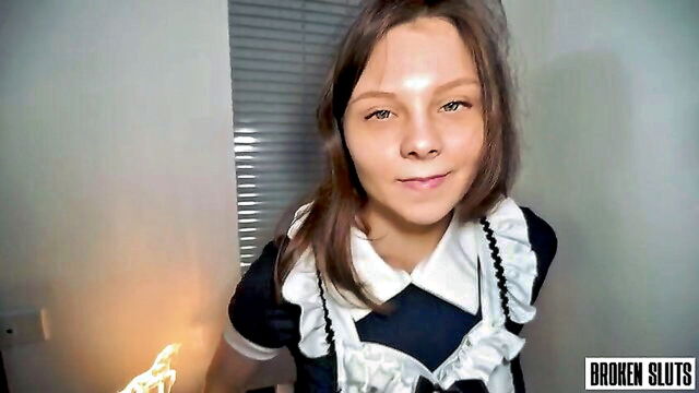 be fuck, submissive maid, dad and daughter - submissive maid hiyouth