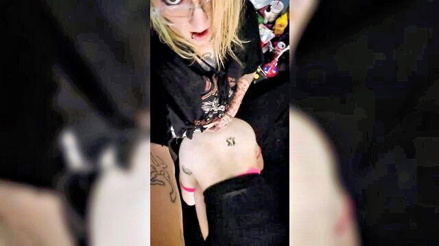 bbw, amateur, big tits - trans angel gets fucked hard