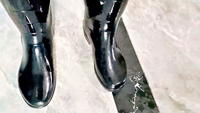 hard on, boots, scuba - scuba sex boots goggles