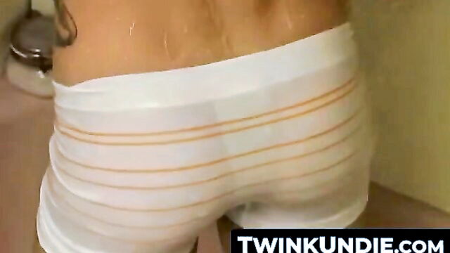 twinkundie, undies, twink - kelly cooper uncut cock