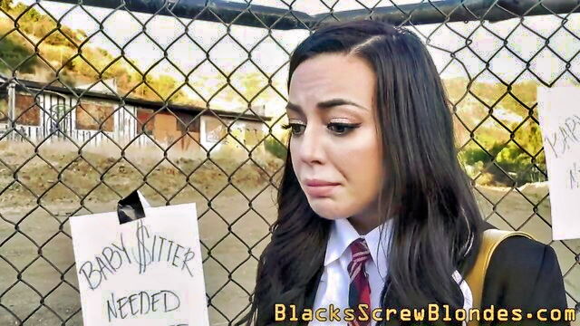 hardcore, blowjob, creampie - casey whitney black cock rail