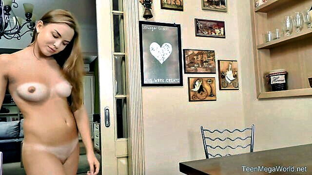 a captivating solo performance by a stunning teen angel from teenmegaworld : Teen Mega World