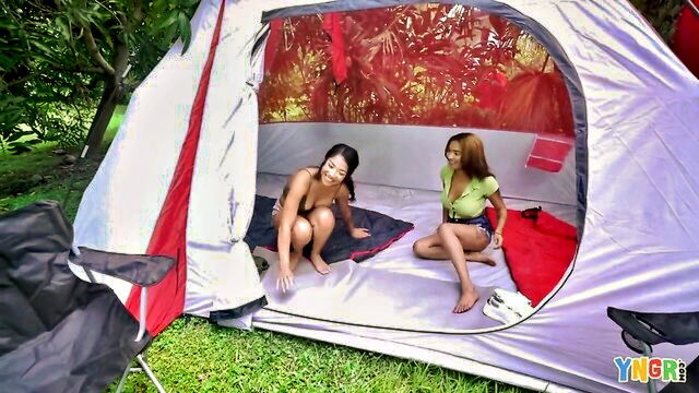 babi star, malina melendez - yngr secret tent threesome