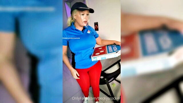 interracial, tatted pawg, becky crocker - becky crocker pizza delivery