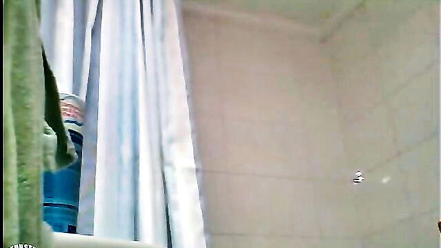 shower, beauty, mature - big tits shower spy