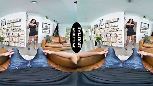 virtual reality, pov, milf - interacial vr sex connie perignon