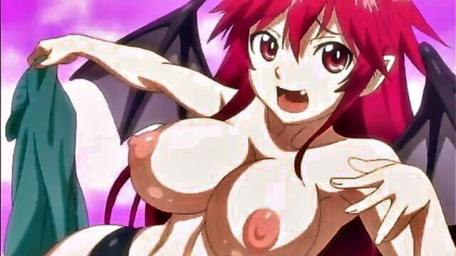 anal, succubus, colored hair - hentai succubus big tits