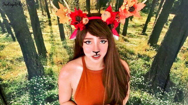 Indigo White - indigo white cosplay deer girl