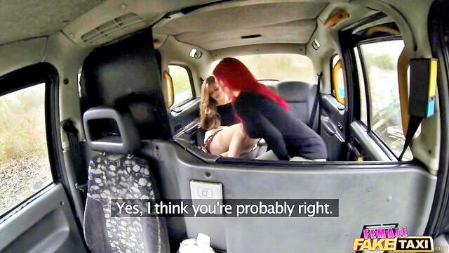 female fake taxi fingering