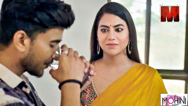 bhabhi, younger, young boy - perverted indian footjob