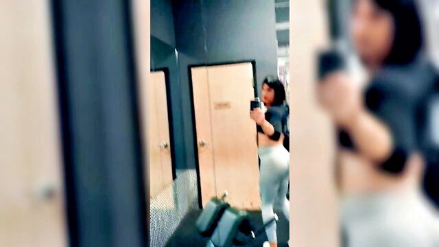 amateur, latina, home made - hardbootie training in gym