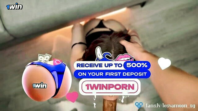 brown hair, green eyes, big dick - sukaporn doggystyle pov